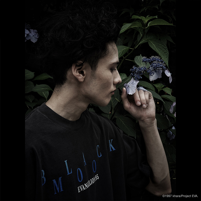 【EVANGELION:95】0046 T-Shirt/BLACK BLACK M