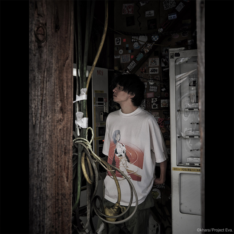 【EVANGELION:95】0067 T-Shirt/WHITE WHITE S