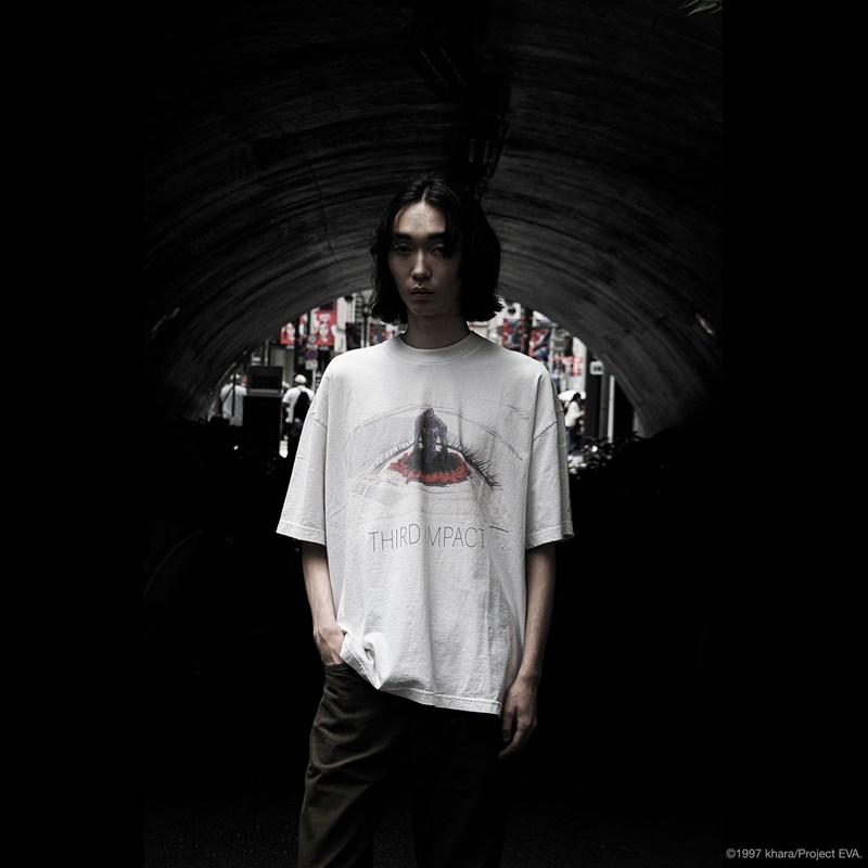 【EVANGELION:95】0107 T-Shirt/WHITE/L WHITE L