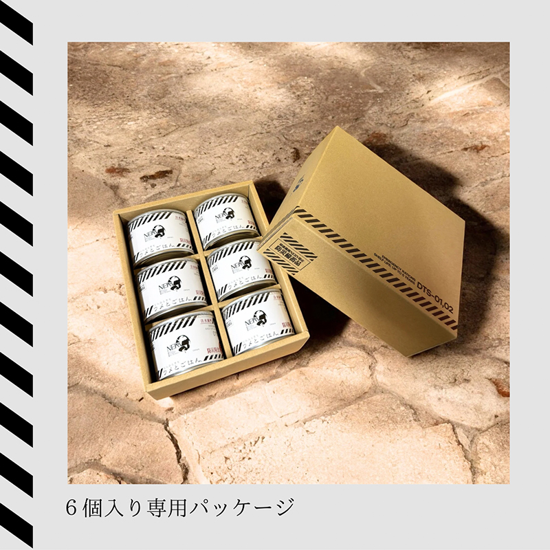 特務機関NERV指定 どんなときもウメとごはん 6個入りBOX(永岡食品)