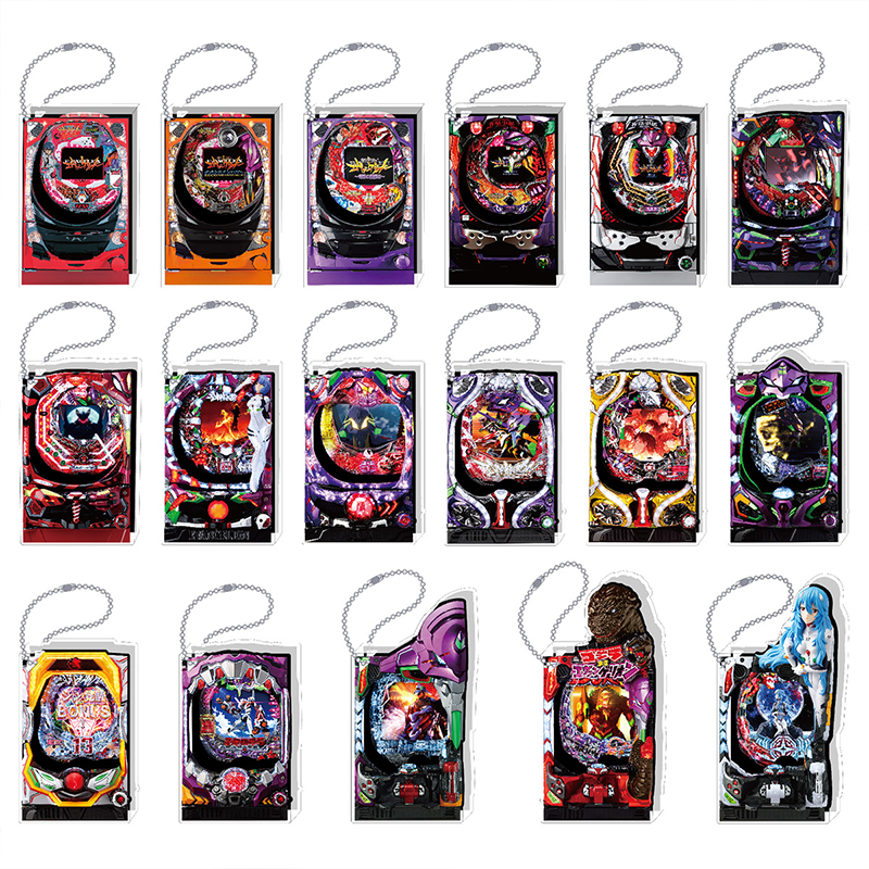 【エヴァンゲリオン大博覧会】アクリルブロックキーホルダー / CRヱヴァンゲリヲン10