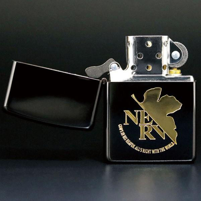 EVASTOREオリジナル エヴァンゲリオンZIPPO NERV/BLACK&GOLD