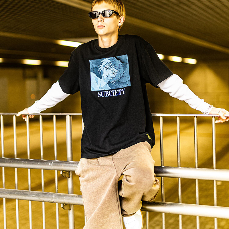 【RADIO EVA"THE 30"】C041 DISC7 (REI)TEE by Subciety/BLACK BLACK S