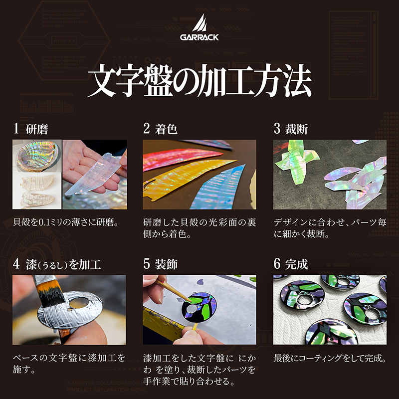 GARRACK】エヴァンゲリオン×S-MEISTER 機械式時計 初号機モデル [お