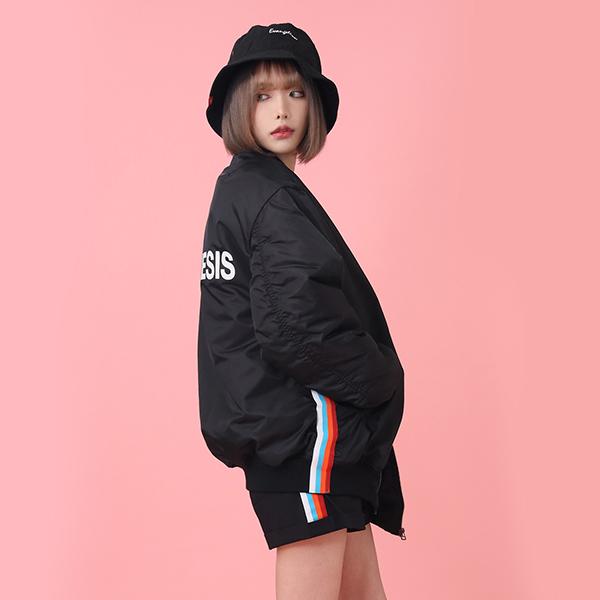 RADIO EVA A037 Rebuild of Evangelion MA-1 JACKET/BLACK