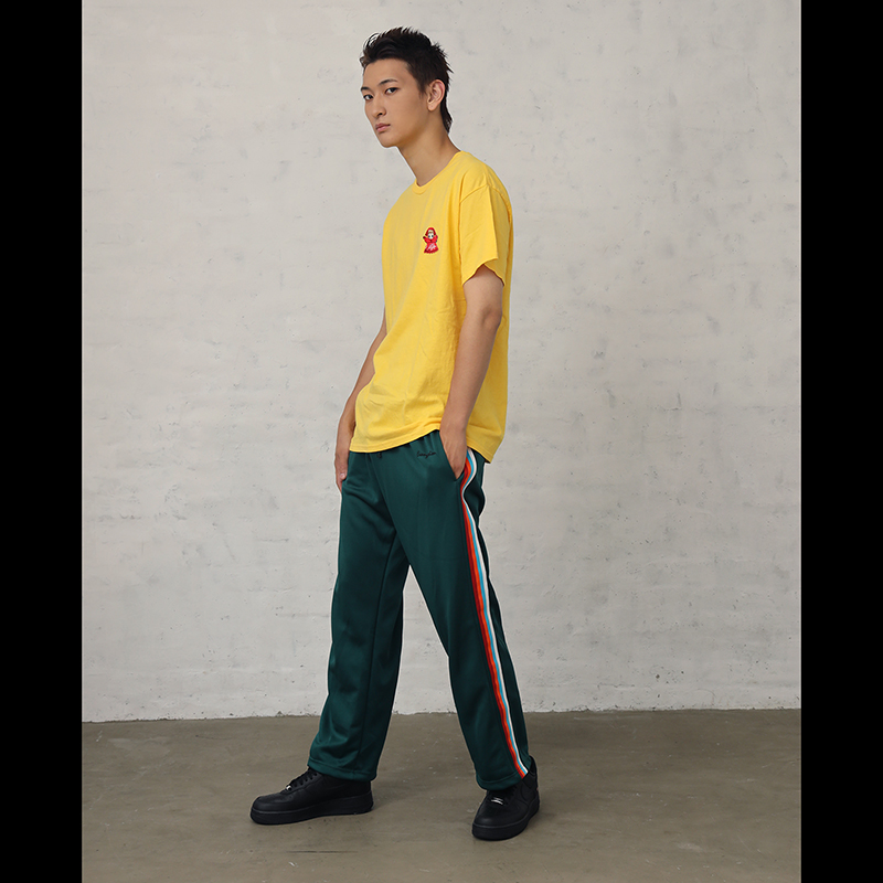 RADIO EVA A135 Rebuild of Evangelion Straight Track Pants/GREEN  [お届け予定：2023年8月下旬](S　GREEN): ファッション | EVANGELION STORE オンライン