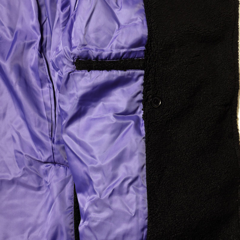 RADIO EVA A146 EVANGELION BOA CHESTERFIELD COAT/BLACK(M RADIO EVA A146 EVANGELION BOA CHESTERFIELD COAT/BLACK(M