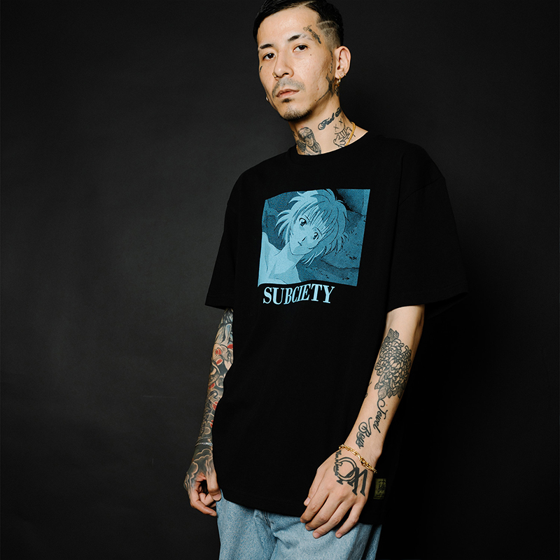 【RADIO EVA"THE 30"】C041 DISC7 (REI)TEE by Subciety/BLACK BLACK S