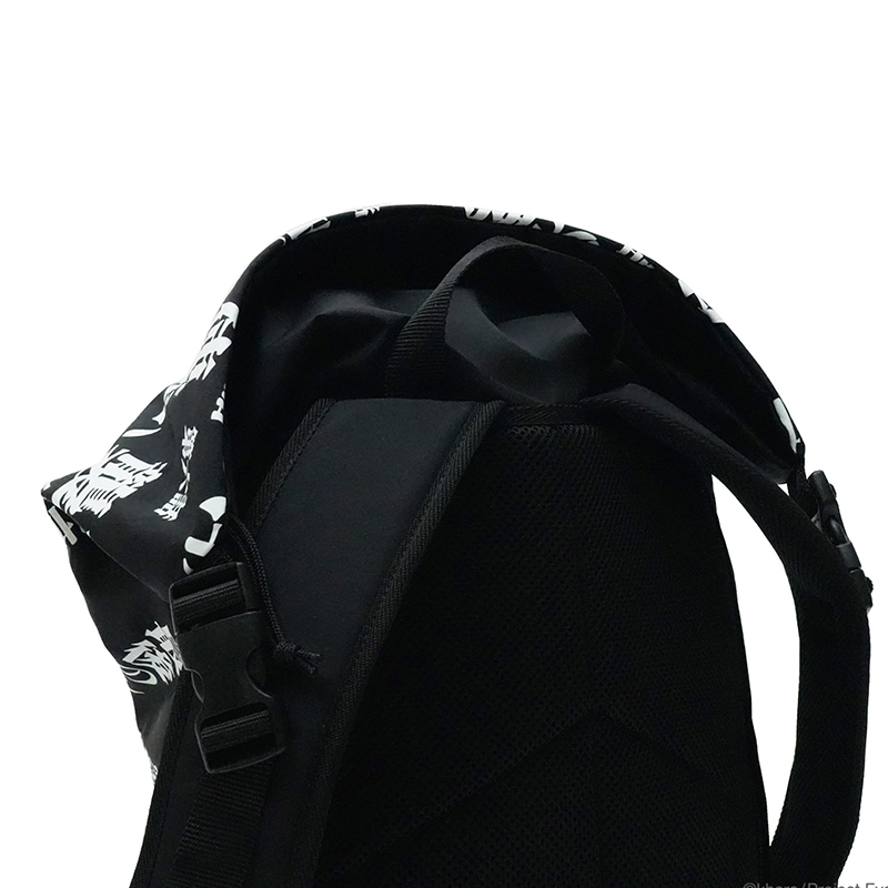 【RADIO EVA"THE 30"】C062 EVANGELION LOGOTYPE 4NK BACKPACK by JAM HOME MADE/BLACK