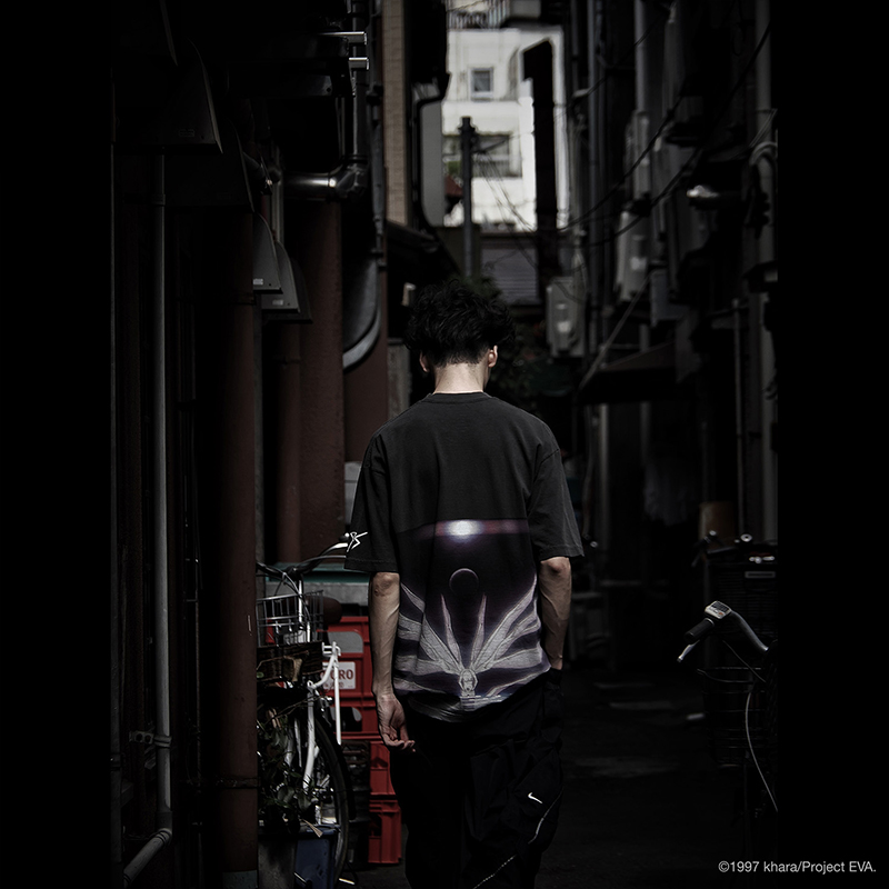 【EVANGELION:95】0046 T-Shirt/BLACK BLACK M