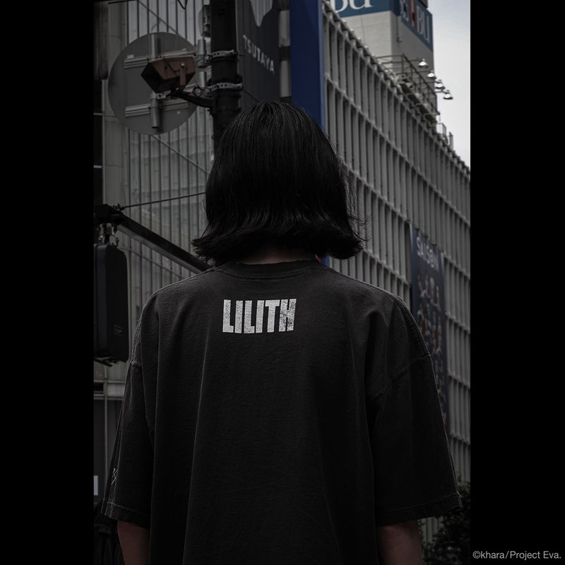 【EVANGELION:95】0106 T-Shirt/BLACK/L BLACK L
