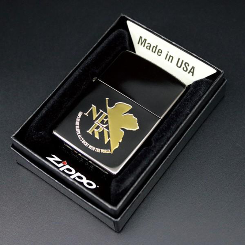 EVASTOREオリジナル エヴァンゲリオンZIPPO NERV/BLACK&GOLD