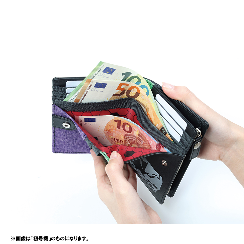 【EVANGELION x MOUSTACHE】深札入れ財布/2号機