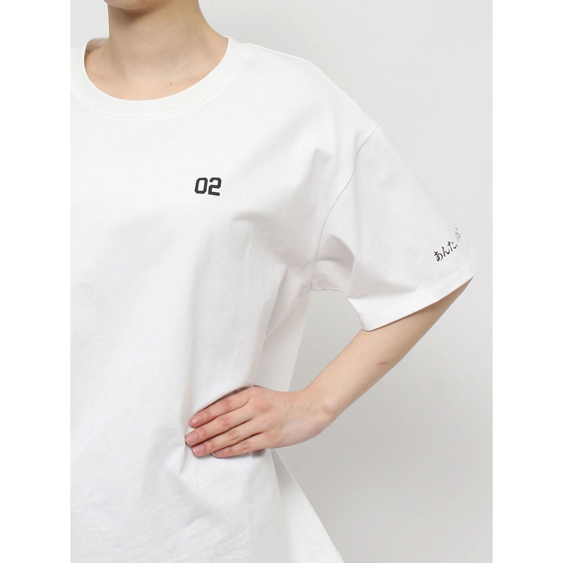 EVANGELIONxCALNAMUR】REI TSHIRT/白/フリーサイズ