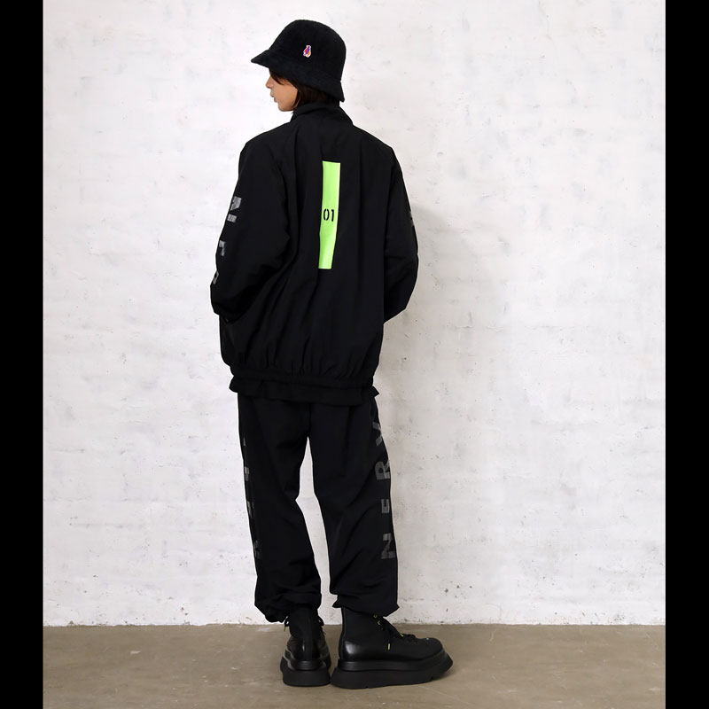 RADIO EVA A170 EVANGELION SOLID NYLON JACKET/BLACK BLACK M