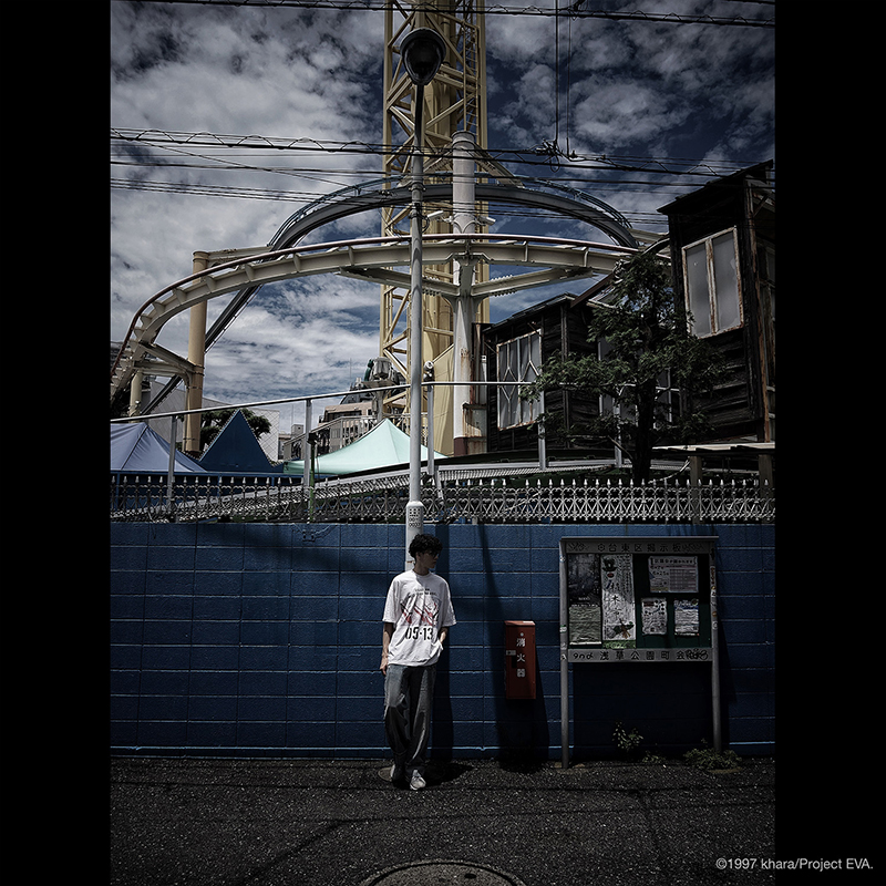 【EVANGELION:95】0045 T-Shirt/WHITE WHITE XL