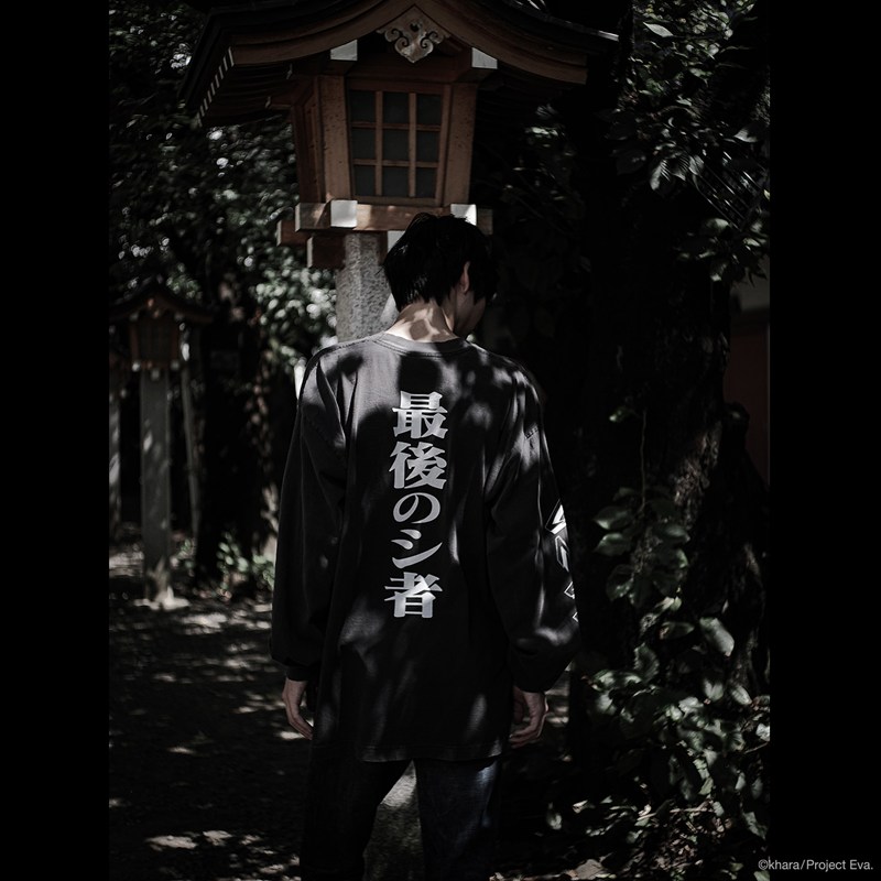 【EVANGELION:95】0110 Cutsew/BLACK BLACK L