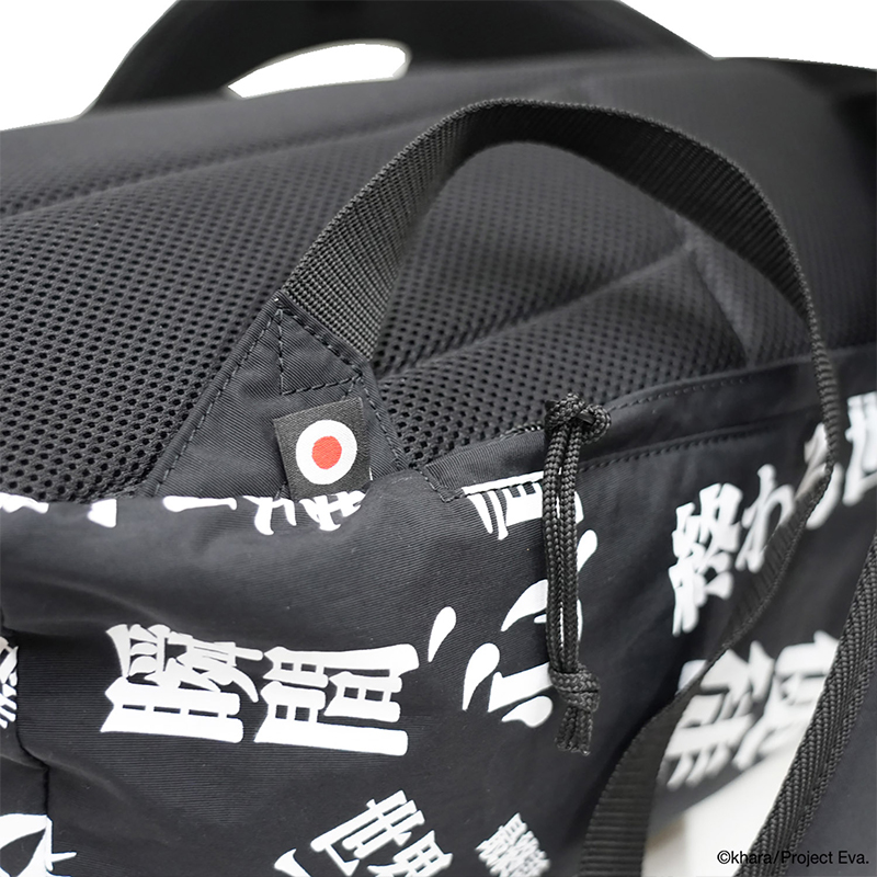 【RADIO EVA"THE 30"】C062 EVANGELION LOGOTYPE 4NK BACKPACK by JAM HOME MADE/BLACK