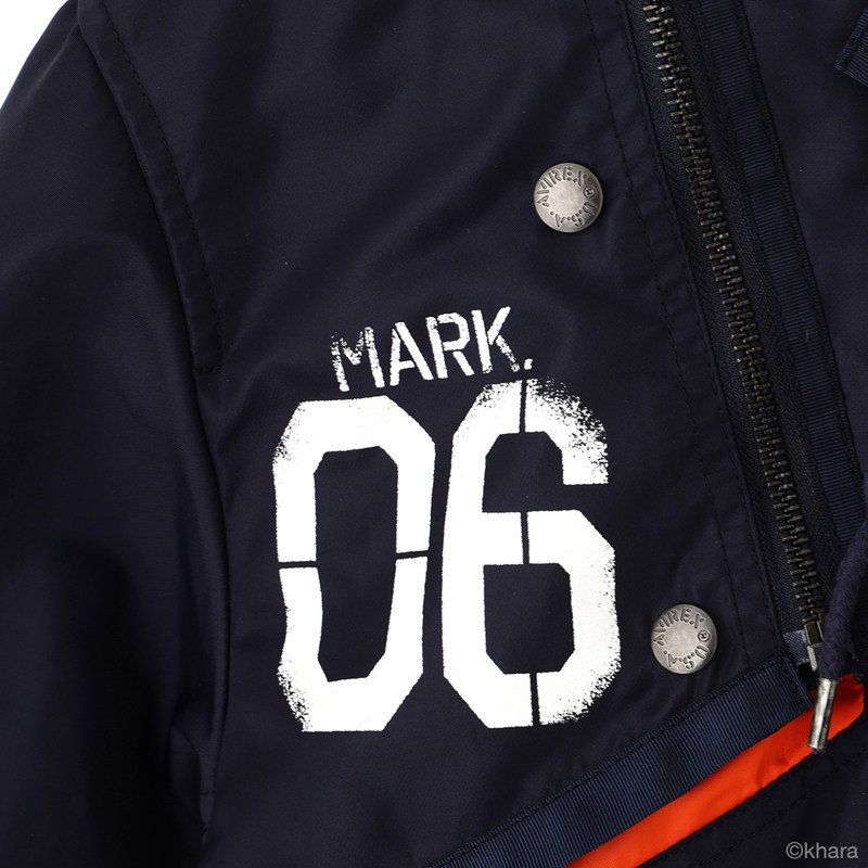 【RADIO EVA"THE 30"】C084 EVANGELION MA-1 REMODEL by AVIREX/NAVY(Mark.06) NAVY M