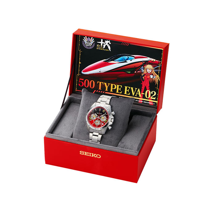 エヴァンゲリオン新幹線 500 TYPE EVA-02ウォッチ [お届け予定：2026年