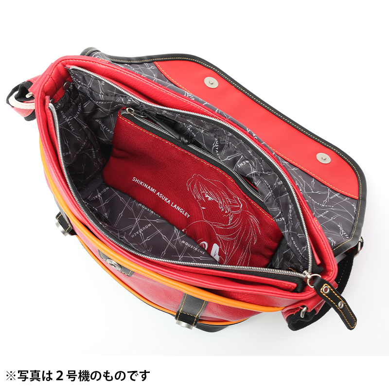 EVANGELION x MOUSTACHE】ポーチ付きフラップショルダー/8号機