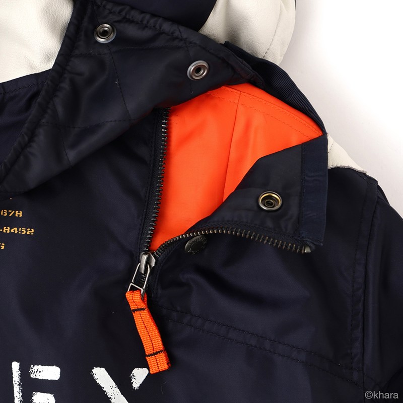 【RADIO EVA"THE 30"】C084 EVANGELION MA-1 REMODEL by AVIREX/NAVY(Mark.06) NAVY M