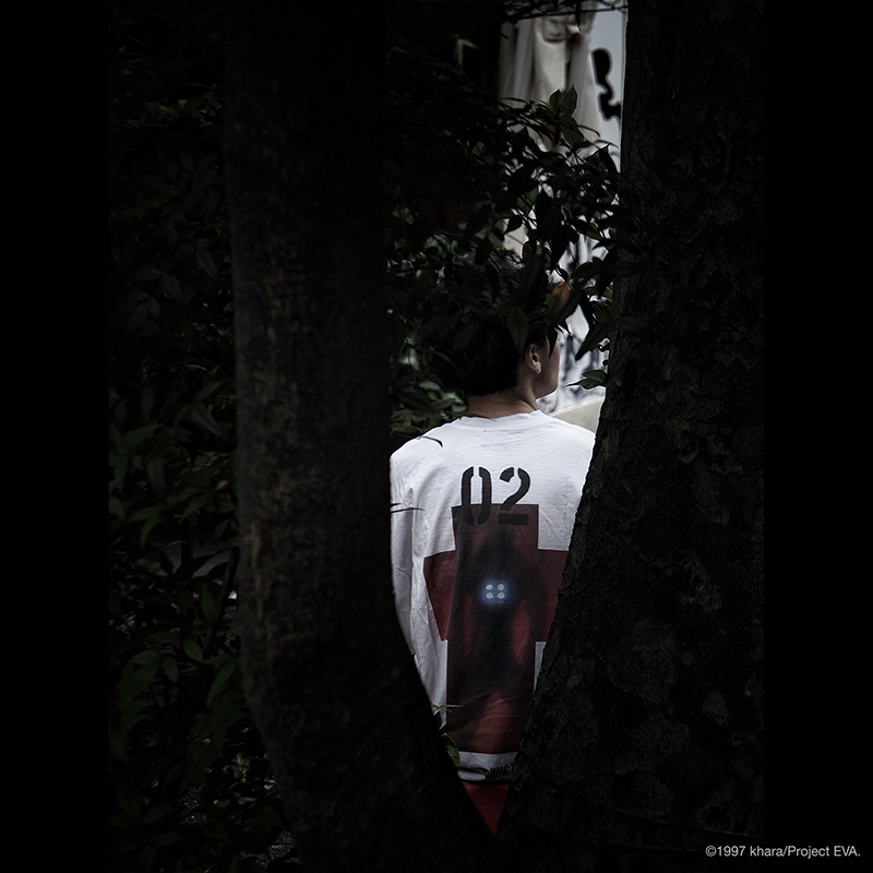 【EVANGELION:95】0045 T-Shirt/WHITE WHITE XL