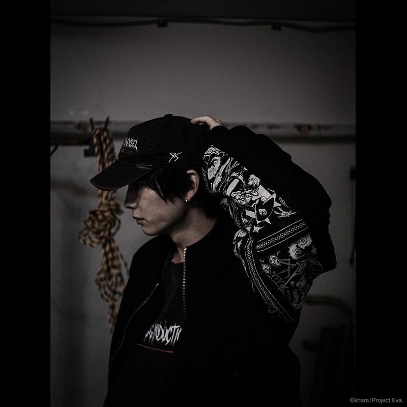【EVANGELION:95】0119 MA-1 Jacket/BLACK BLACK XL