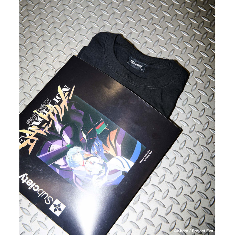 subciety supported RADIO EVA】DISC2 (ASUKA&REI)TEE(S BLACK