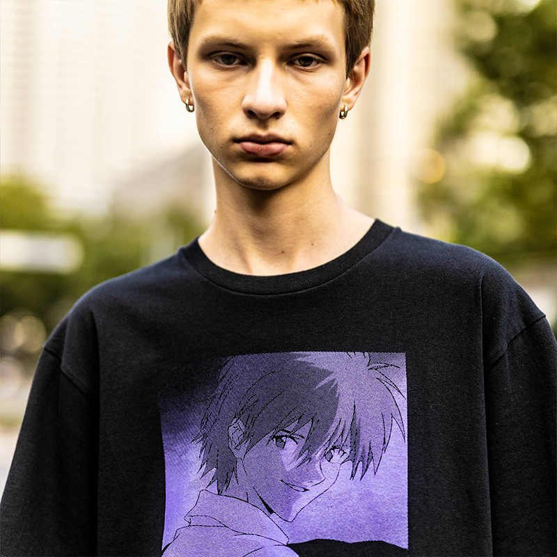 【RADIO EVA"THE 30"】C043 DISC9 (KAWORU)TEE by Subciety/BLACK BLACK S