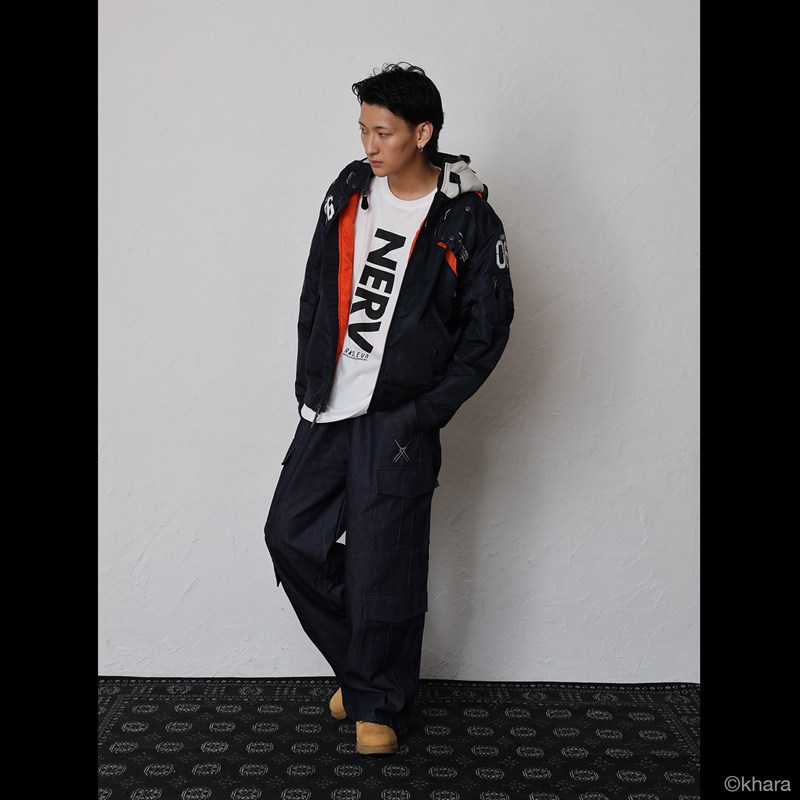 【RADIO EVA"THE 30"】C084 EVANGELION MA-1 REMODEL by AVIREX/NAVY(Mark.06) NAVY M
