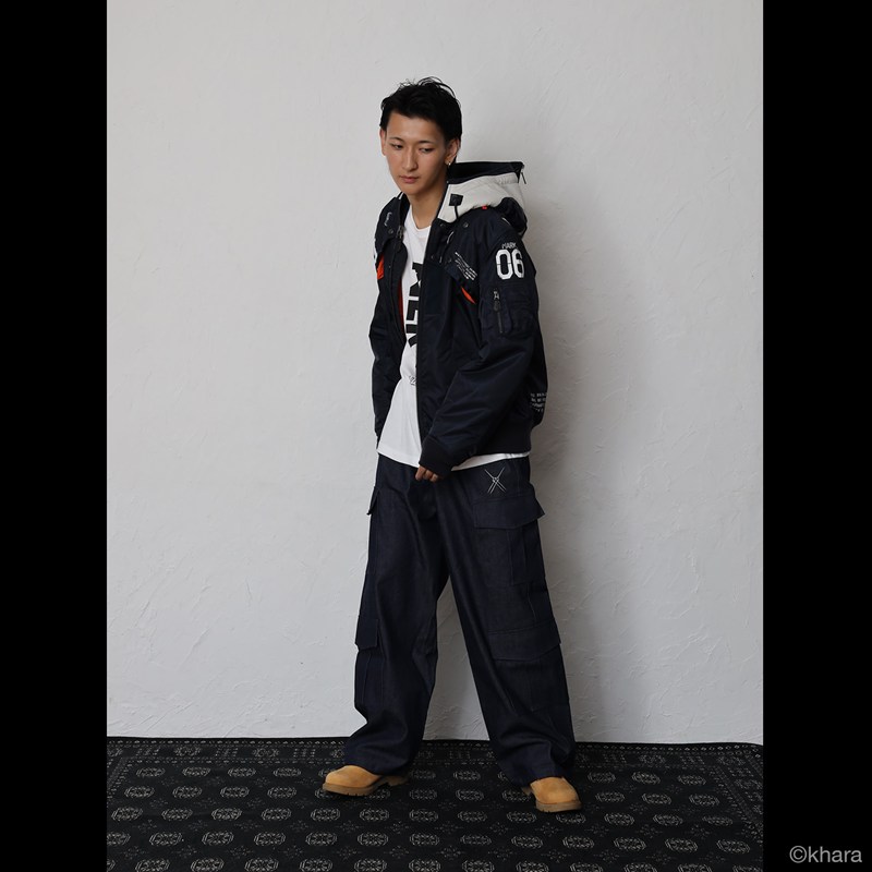 【RADIO EVA"THE 30"】C084 EVANGELION MA-1 REMODEL by AVIREX/NAVY(Mark.06) NAVY M