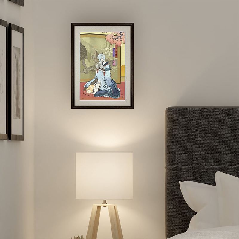 エヴァ浮世絵 箱根八里美人三画揃/レイ/共通マットカラー(版三)