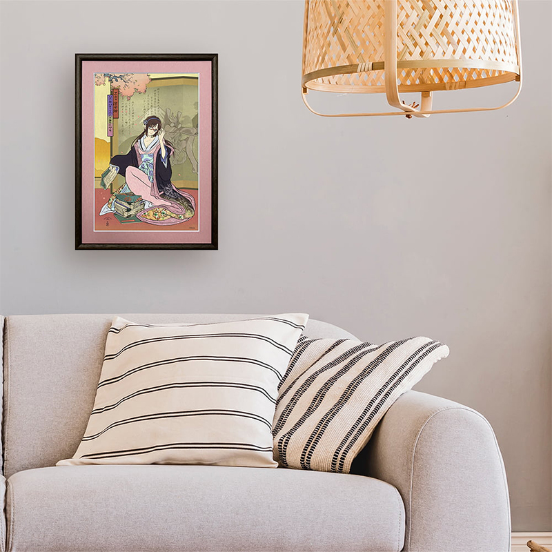 エヴァ浮世絵 箱根八里美人三画揃/マリ/キャラ用マットカラー（版三