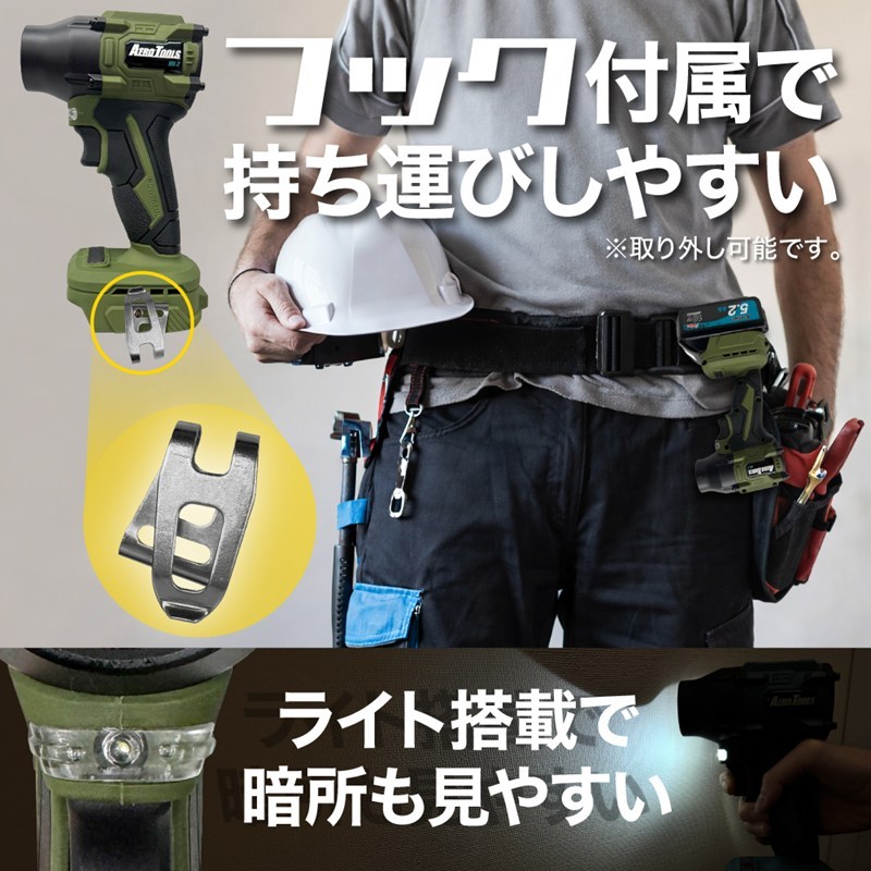 【ワークブランドA.T.FIELD】AERO TOOLS MK-2 超強力ブロワー /2号機(シェード)