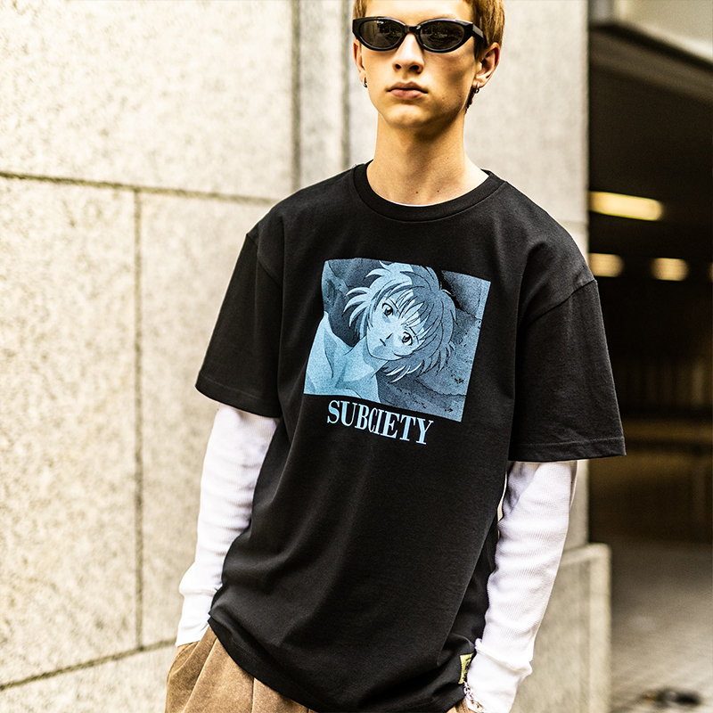 【RADIO EVA"THE 30"】C041 DISC7 (REI)TEE by Subciety/BLACK BLACK S