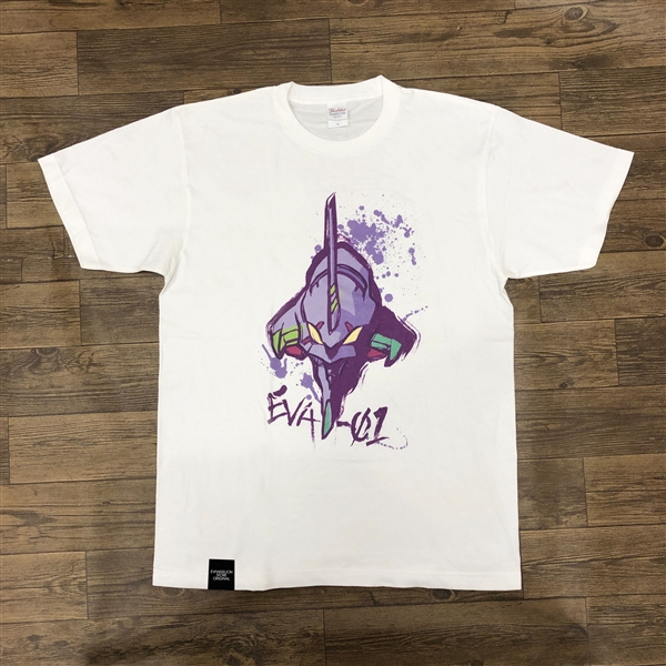 EVA STOREオリジナル Tシャツ/墨絵風(初号機)/ホワイト