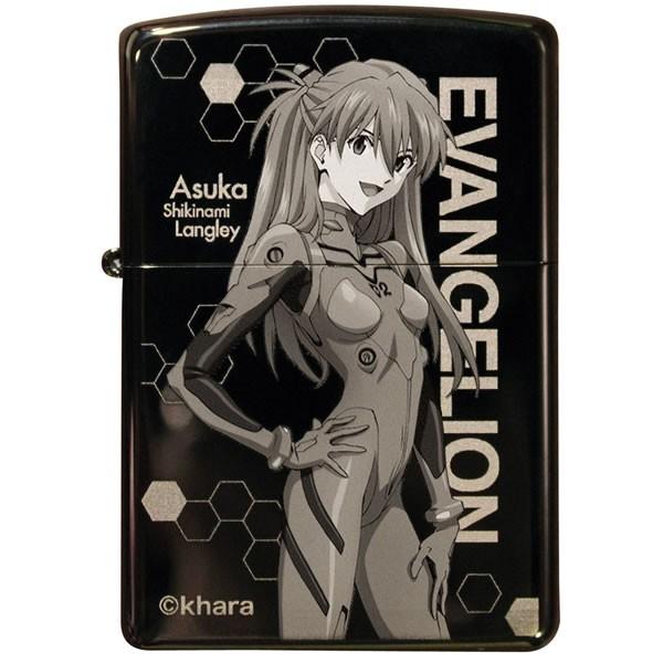 ZIPPO ジッポー エヴァンゲリオン エヴァンゲリヲン レイ ブラックチタンコートギフトボックスセット（オイル＋フリント+BOX）/送料無料 
