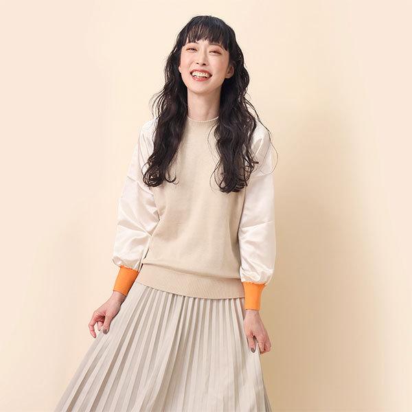 【FLOWER by RADIO EVA 047】EVANGELION Docking Knit/BEIGE