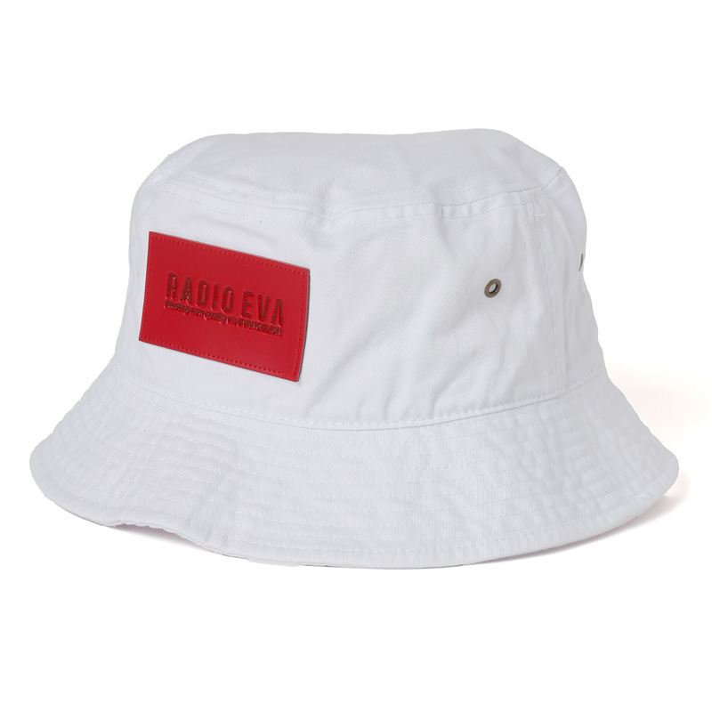 RADIO EVA A254 EVANGELION Numbering Bucket Hat/WHITE RADIO EVA A254 EVANGELION Numbering Bucket Hat/WHITE