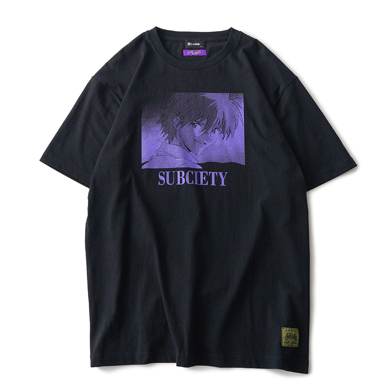【RADIO EVA"THE 30"】C043 DISC9 (KAWORU)TEE by Subciety/BLACK BLACK S