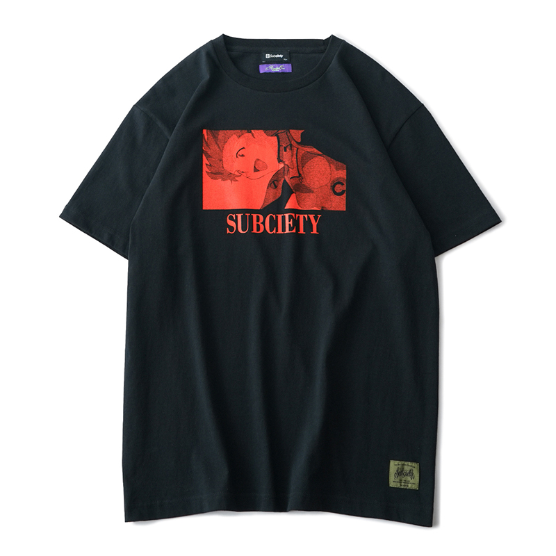 【RADIO EVA"THE 30"】C045 DISC11 (ASUKA)TEE by Subciety/BLACK BLACK S