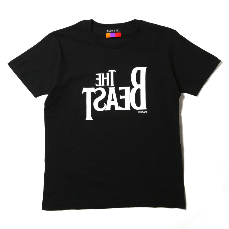 RADIO EVA A102 THE BEAST T-Shirt β/BLACK×WHITE BLACK×WHITE M