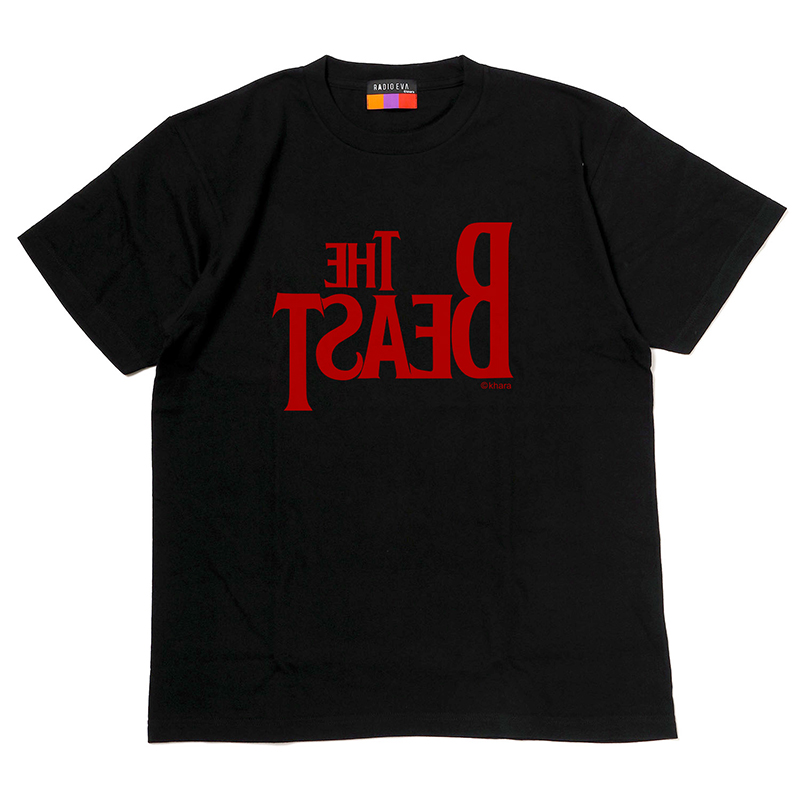 RADIO EVA A102 THE BEAST T-Shirt β/BLACK×RED BLACK×RED M