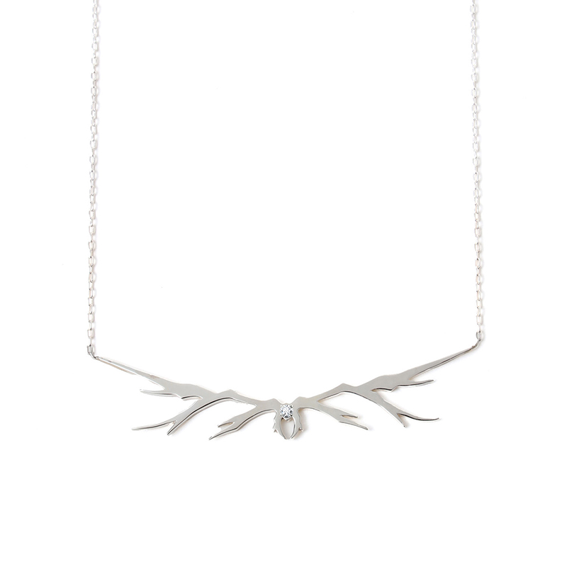 EVANGELION:95】0028 Neckless（ダイヤ入り）/SILVER/トップ5cm