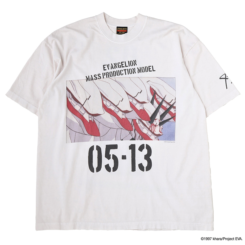 【EVANGELION:95】0045 T-Shirt/WHITE WHITE XL