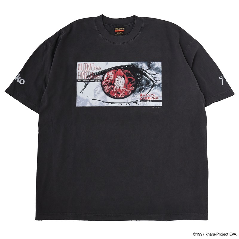 【EVANGELION:95】0103 T-Shirt/BLACK/L