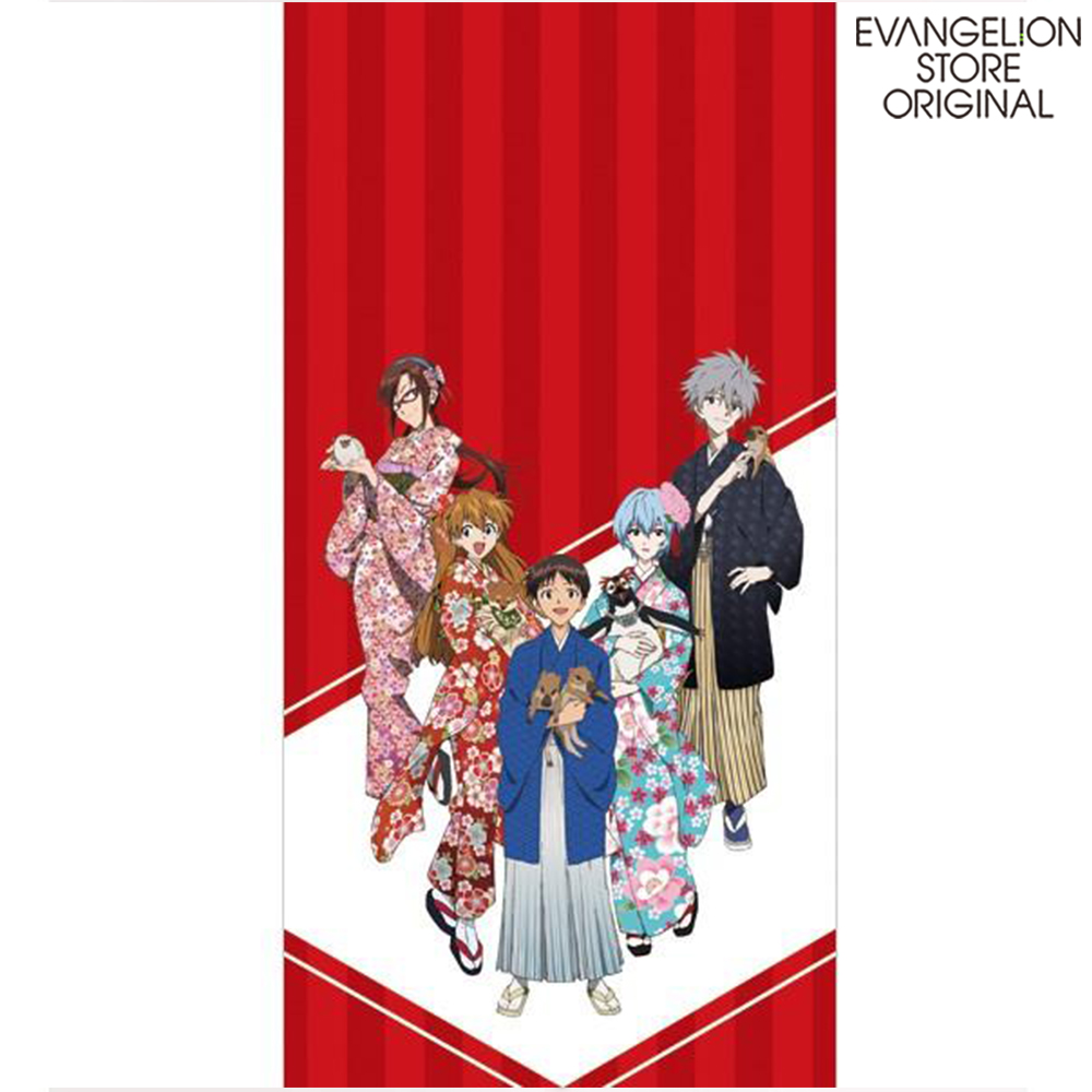 EVA STORE オリジナルバスタオル【集合（晴れ着）】