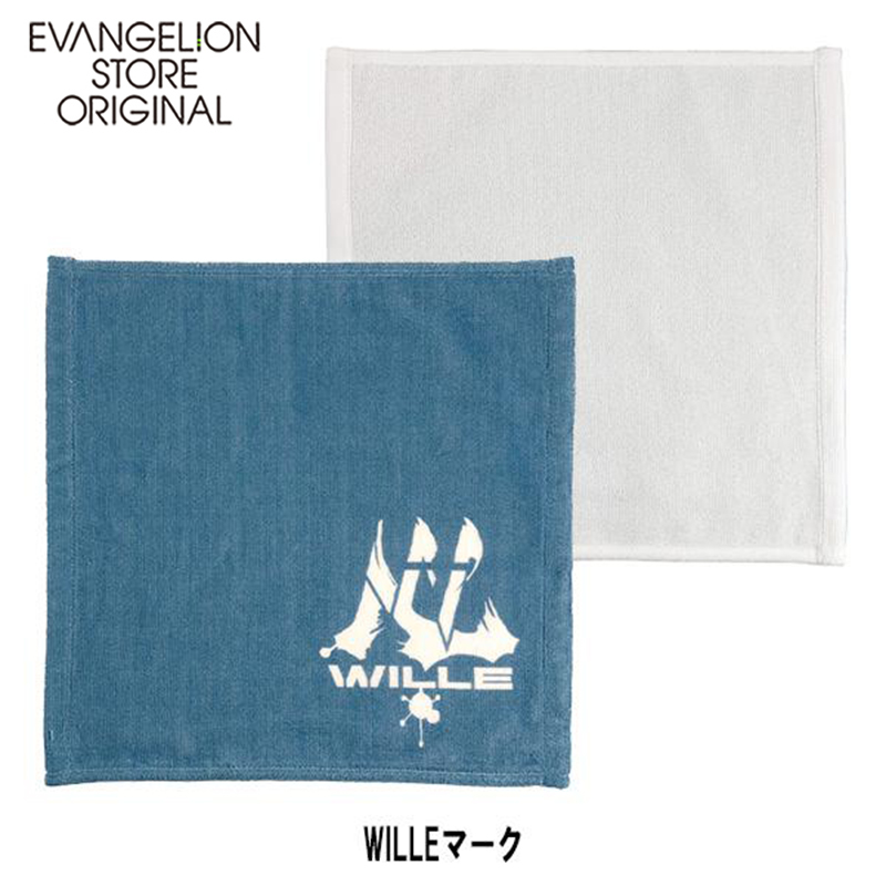 EVA STORE オリジナルミニタオル(ブルー)/WILLEマーク