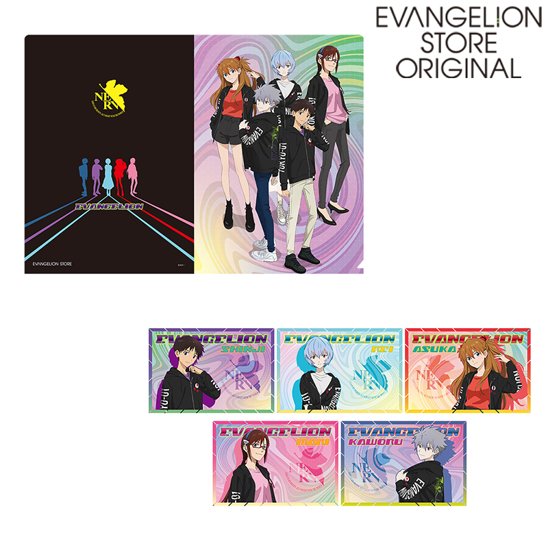 EVA STOREオリジナル クリアファイル+ポストカードセット(5枚組)/Parka style pilot: グッズ・雑貨類 |  EVANGELION STORE オンライン